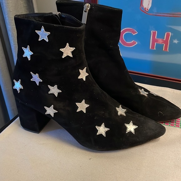 RAYE Shoes - RAYE- Revolve Suede Star Ankle Boots